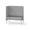 Adapt 120 høj ryg, sidepanel højre sh 45 cm