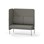 Adapt 120 høj ryg, sidepanel højre sh 45 cm