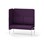 Adapt 120 høj ryg, sidepanel højre sh 45 cm