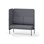 Adapt 120 høj ryg, sidepanel højre sh 45 cm