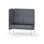 Adapt 120 høj ryg, sidepanel højre sh 45 cm
