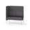 Adapt 120 høj ryg, sidepanel højre sh 45 cm