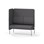 Adapt 120 høj ryg, sidepanel højre sh 45 cm