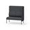 Adapt 120 høj ryg, sidepanel venstre sh 45 cm