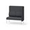 Adapt 120 høj ryg, sidepanel venstre sh 45 cm
