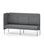 Adapt 180 medium ryg, sidepanel højre sh 45 cm