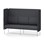 Adapt 180 høj ryg, dobbelte sidepaneler sh 45 cm