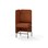 Adapt 60 medium ryg, sidepanel højre sh 65 cm