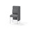 Adapt 60 medium ryg, sidepanel venstre sh 65 cm