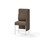 Adapt 60 medium ryg, sidepanel venstre sh 65 cm