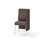 Adapt 60 medium ryg, sidepanel venstre sh 65 cm