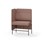 Adapt 90 medium ryg, sidepanel højre sh 65 cm