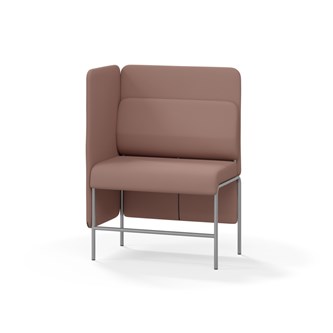 Adapt 90 medium ryg, sidepanel højre sh 65 cm