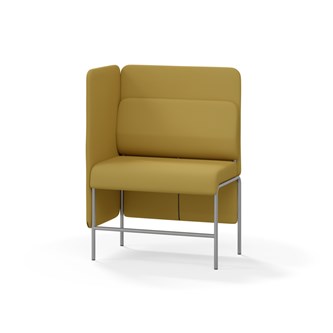 Adapt 90 medium ryg, sidepanel højre sh 65 cm