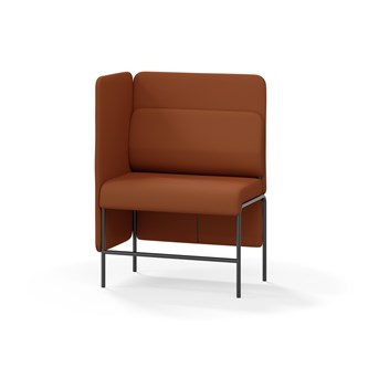 Adapt 90 medium ryg, sidepanel højre sh 65 cm