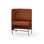 Adapt 90 medium ryg, sidepanel højre sh 65 cm