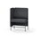 Adapt 90 medium ryg, sidepanel højre sh 65 cm