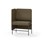 Adapt 90 medium ryg, sidepanel højre sh 65 cm