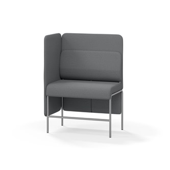 Adapt 90 medium ryg, sidepanel højre sh 65 cm