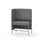 Adapt 90 medium ryg, sidepanel højre sh 65 cm