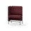 Adapt 90 medium ryg, sidepanel højre sh 65 cm