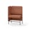 Adapt 90 medium ryg, sidepanel højre sh 65 cm