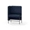 Adapt 90 medium ryg, sidepanel højre sh 65 cm