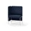 Adapt 90 medium ryg, sidepanel højre sh 65 cm