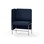 Adapt 90 medium ryg, sidepanel højre sh 65 cm