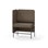 Adapt 90 medium ryg, sidepanel højre sh 65 cm