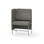 Adapt 90 medium ryg, sidepanel højre sh 65 cm