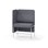 Adapt 90 medium ryg, sidepanel højre sh 65 cm