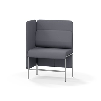 Adapt 90 medium ryg, sidepanel højre sh 65 cm
