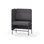 Adapt 90 medium ryg, sidepanel højre sh 65 cm