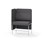 Adapt 90 medium ryg, sidepanel højre sh 65 cm