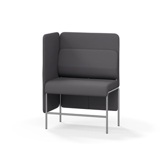 Adapt 90 medium ryg, sidepanel højre sh 65 cm