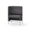 Adapt 90 medium ryg, sidepanel højre sh 65 cm