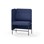 Adapt 90 medium ryg, sidepanel højre sh 65 cm