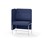 Adapt 90 medium ryg, sidepanel højre sh 65 cm