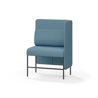 Adapt 90 medium ryg, sidepanel venstre sh 65 cm