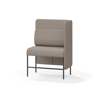 Adapt 90 medium ryg, sidepanel venstre sh 65 cm