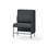 Adapt 90 medium ryg, sidepanel venstre sh 65 cm