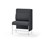 Adapt 90 medium ryg, sidepanel venstre sh 65 cm