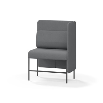 Adapt 90 medium ryg, sidepanel venstre sh 65 cm