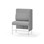 Adapt 90 medium ryg, sidepanel venstre sh 65 cm