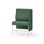 Adapt 90 medium ryg, sidepanel venstre sh 65 cm