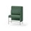 Adapt 90 medium ryg, sidepanel venstre sh 65 cm