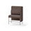 Adapt 90 medium ryg, sidepanel venstre sh 65 cm
