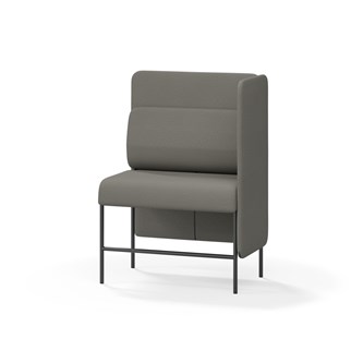 Adapt 90 medium ryg, sidepanel venstre sh 65 cm