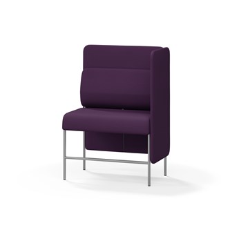Adapt 90 medium ryg, sidepanel venstre sh 65 cm